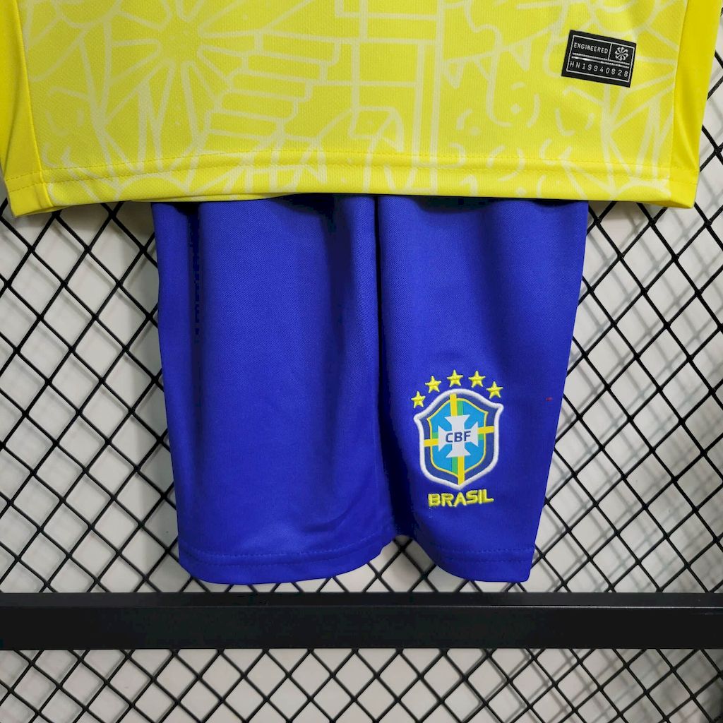 Brazil 2024/25 Home Kids Kit
