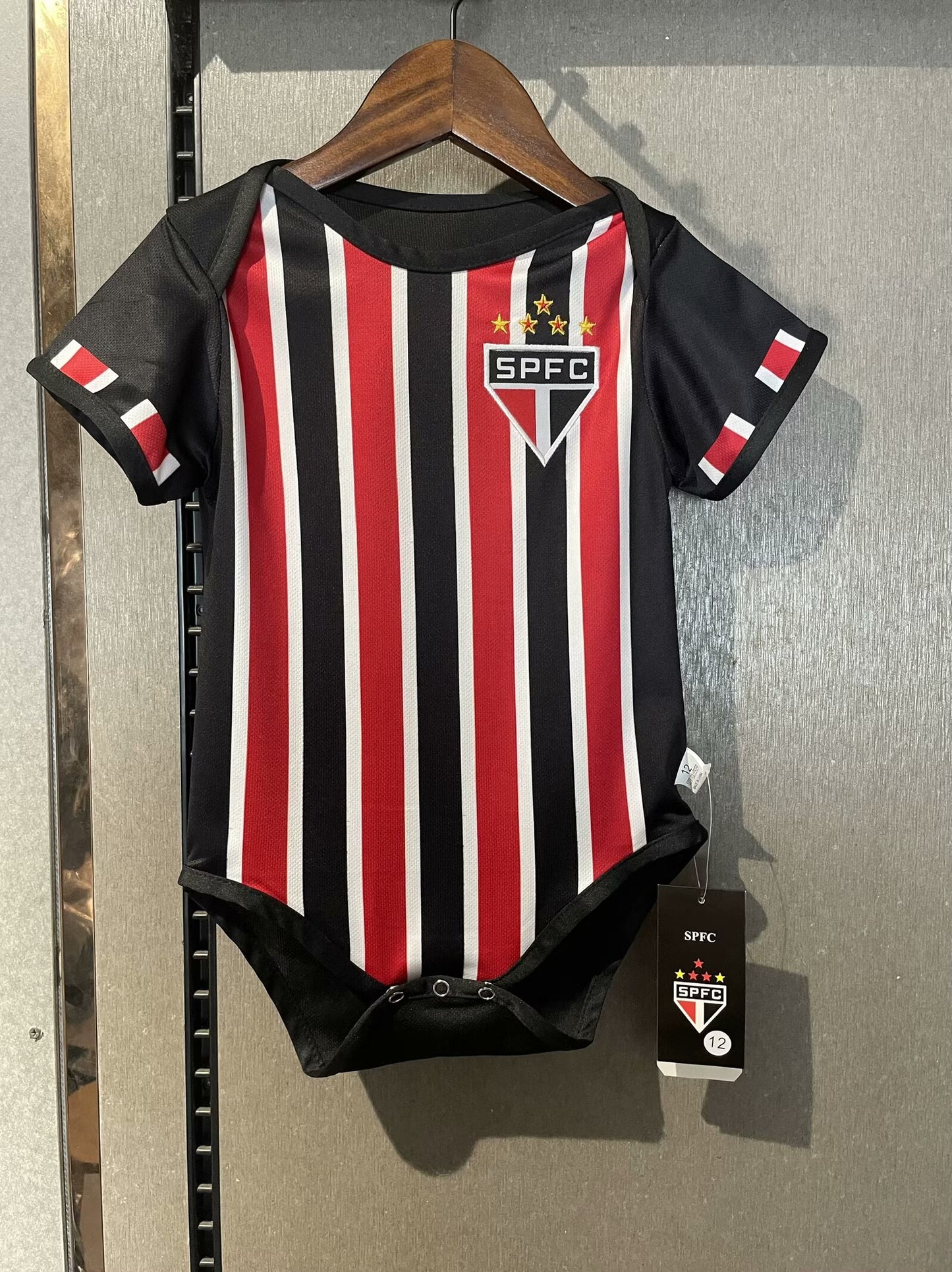Sao Paulo Baby - Soccer Jersey Suit Newborn Baby Romper Jumpsuit Toddler Outfits Football Uniform (Copy)