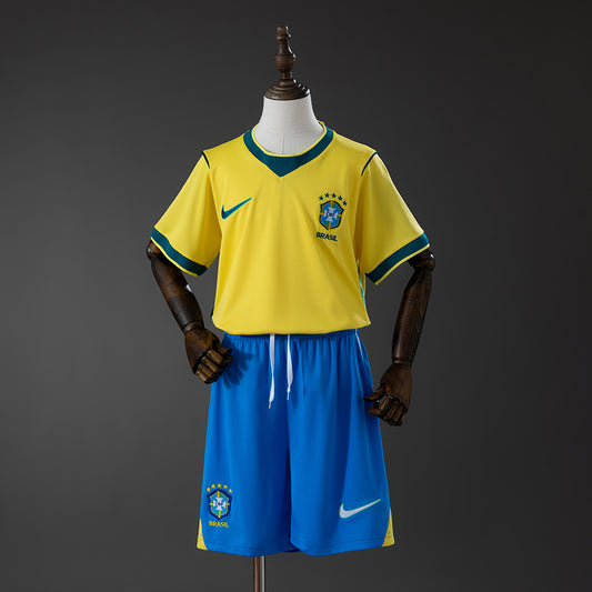 Brazil 2026 Home Kids Kit Jersey I World Cup