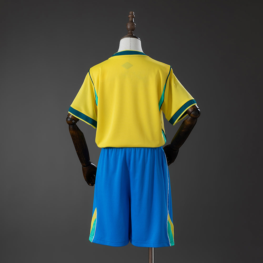 Brazil 2026 Home Kids Kit Jersey I World Cup