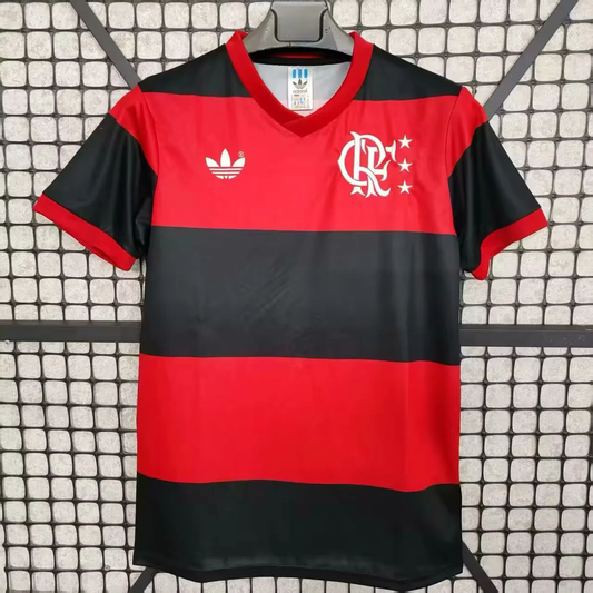 Camisa I home CR Flamengo 81 fan retrô