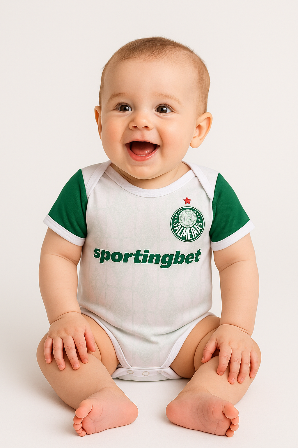 Palmeiras Baby - Soccer Jersey Suit Newborn Baby Romper Jumpsuit