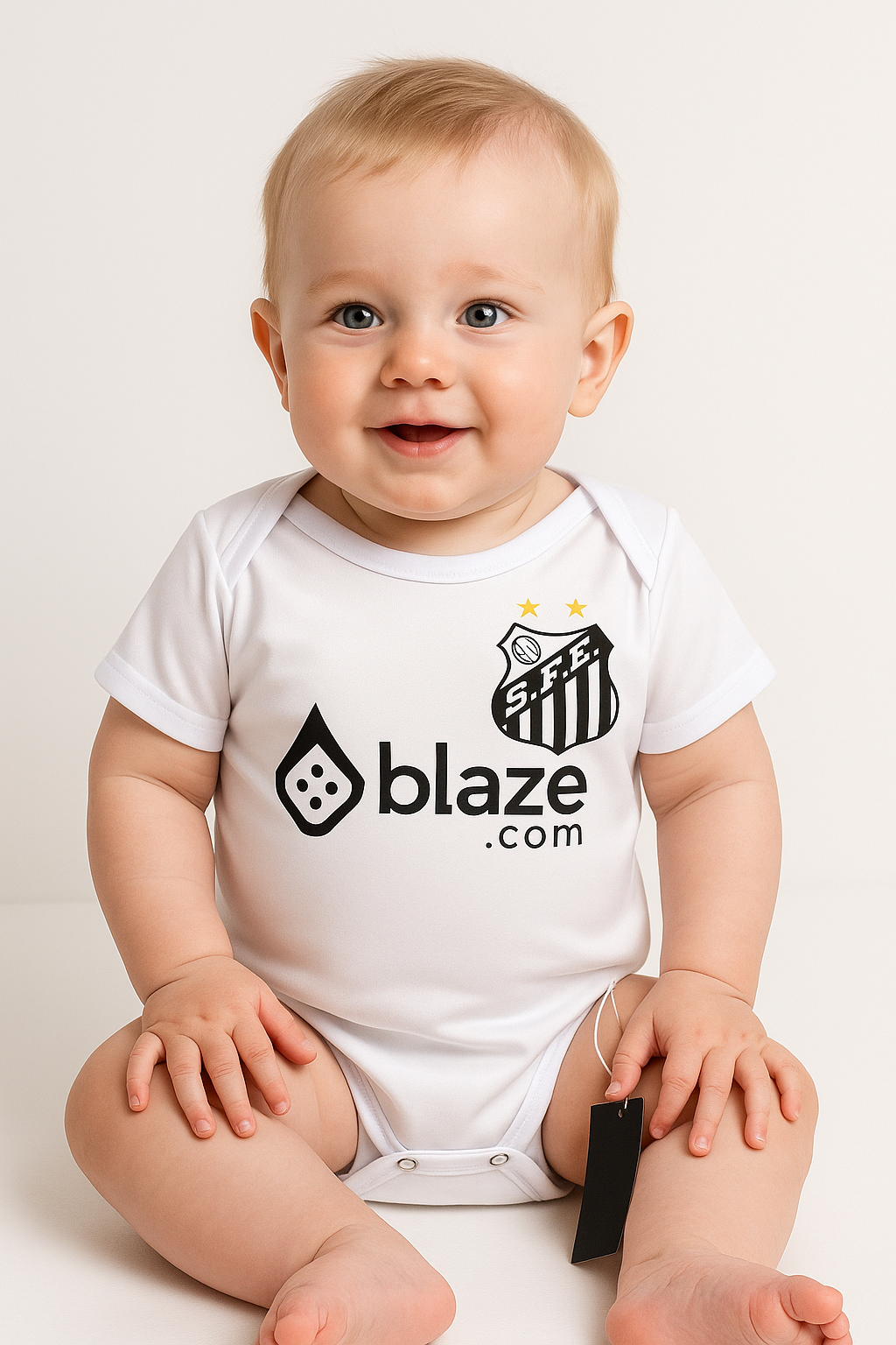 Santos Baby - Soccer Jersey Suit Newborn Baby Romper Jumpsuit