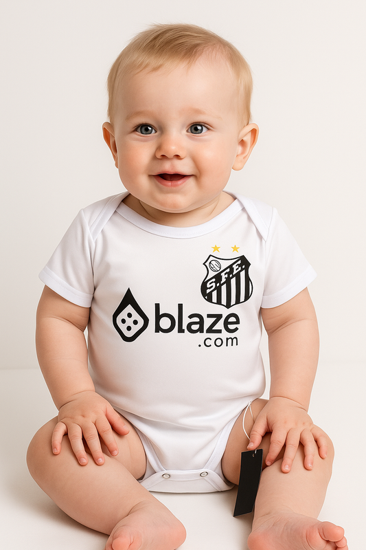 Santos Baby - Soccer Jersey Suit Newborn Baby Romper Jumpsuit