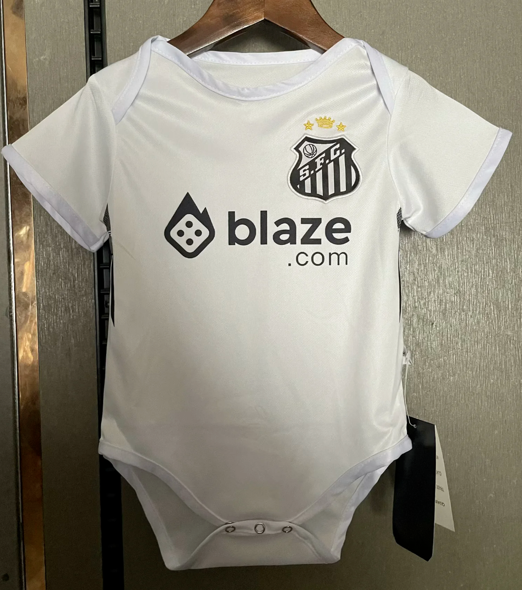 Santos Baby - Soccer Jersey Suit Newborn Baby Romper Jumpsuit