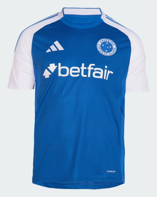 Camisa titular do Cruzeiro 2025/26 Azul - Home Masculina