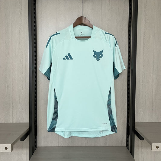 Camisa Cruzeiro Treino 2025/26 Masculina Adidas - Azul Turquesa Claro